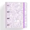 (12457441) CARCHIVO CARPETA ANILLAS MIXTAS 4 X 35MM CARPEBLOCK 360 C/RECAMBIO 100H A4 4X4 C/GOMA PP PRINT RÍGIDO MALVA