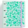 (12457445) CARCHIVO CARPETA ANILLAS 4X35MM CARPEBLOCK 360 C/RECAMBIO 100H 90GR 4 SEPARADORES PP RÍGIDO FOAM VERDE PASTEL