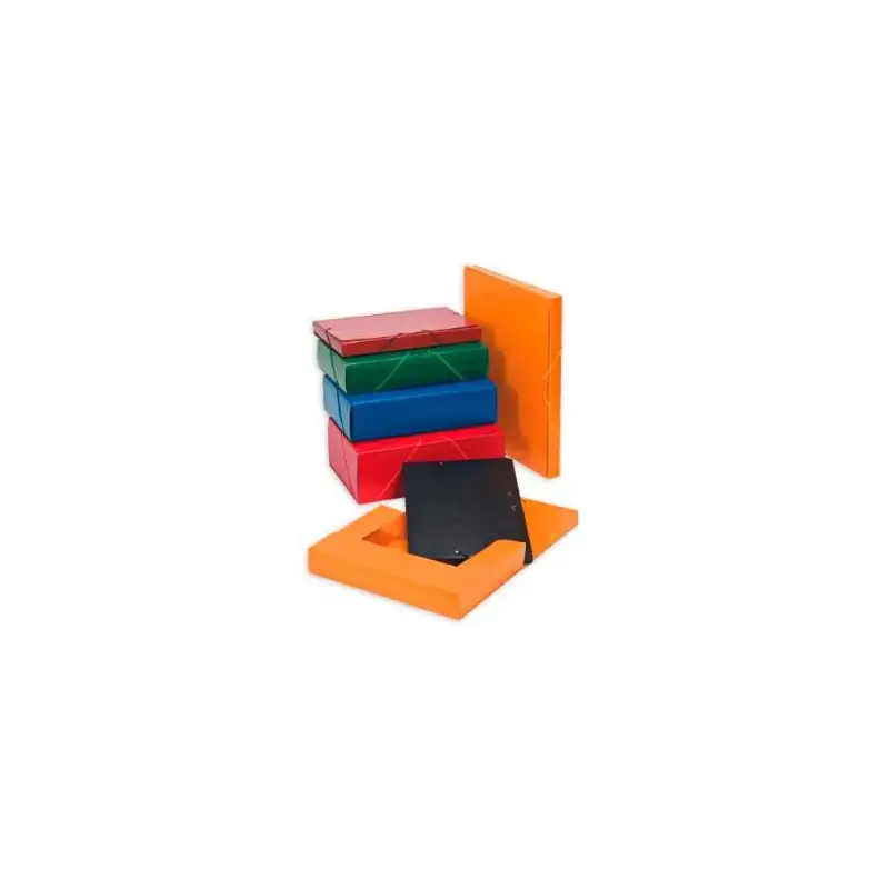 (370BM33) CARCHIVO CARPETA DE PROYECTOS 12CM MONTADA CARTÓN COMPACTO PINTADO BRILLO CON GOMAS FOLIO VERDE