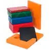 (373BM34) CARCHIVO CARPETA DE PROYECTOS 3CM MONTADA CARTÓN COMPACTO PINTADO BRILLO CON GOMAS FOLIO NEGRO