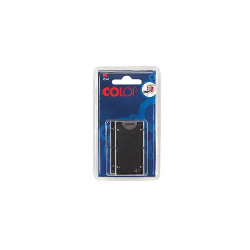 (107267) COLOP ALMOHADILLA E/55 ROJO BLISTER -2U-
