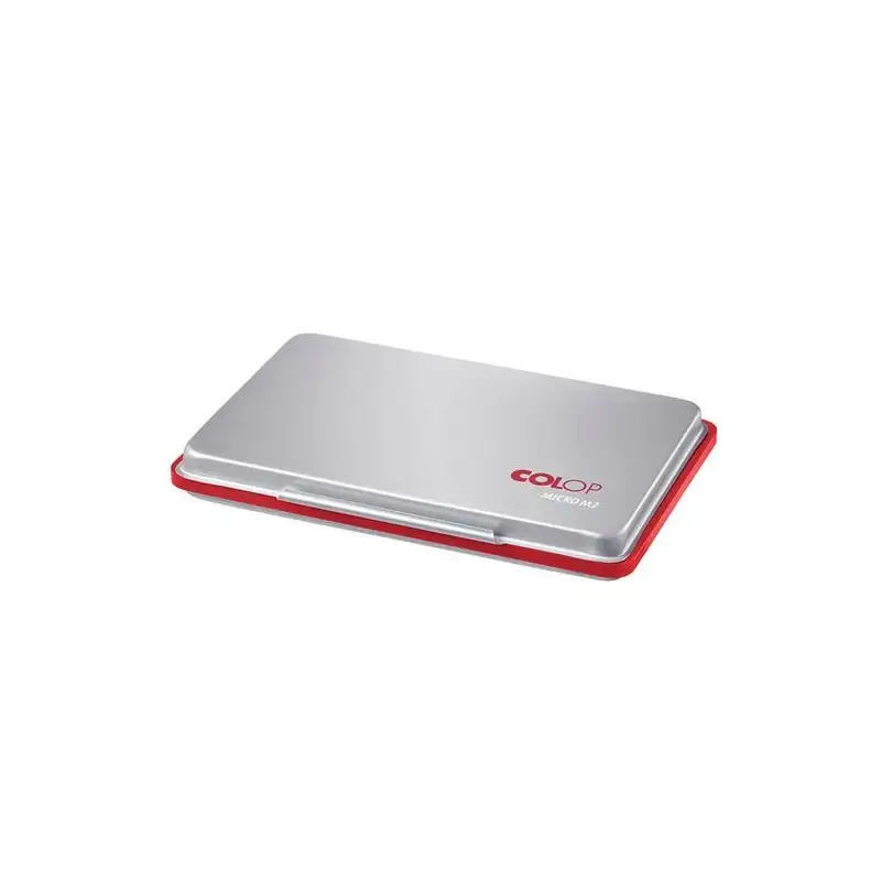 (137869) COLOP TAMPON MICRO M2 ESTUCHE DE METAL ROJO
