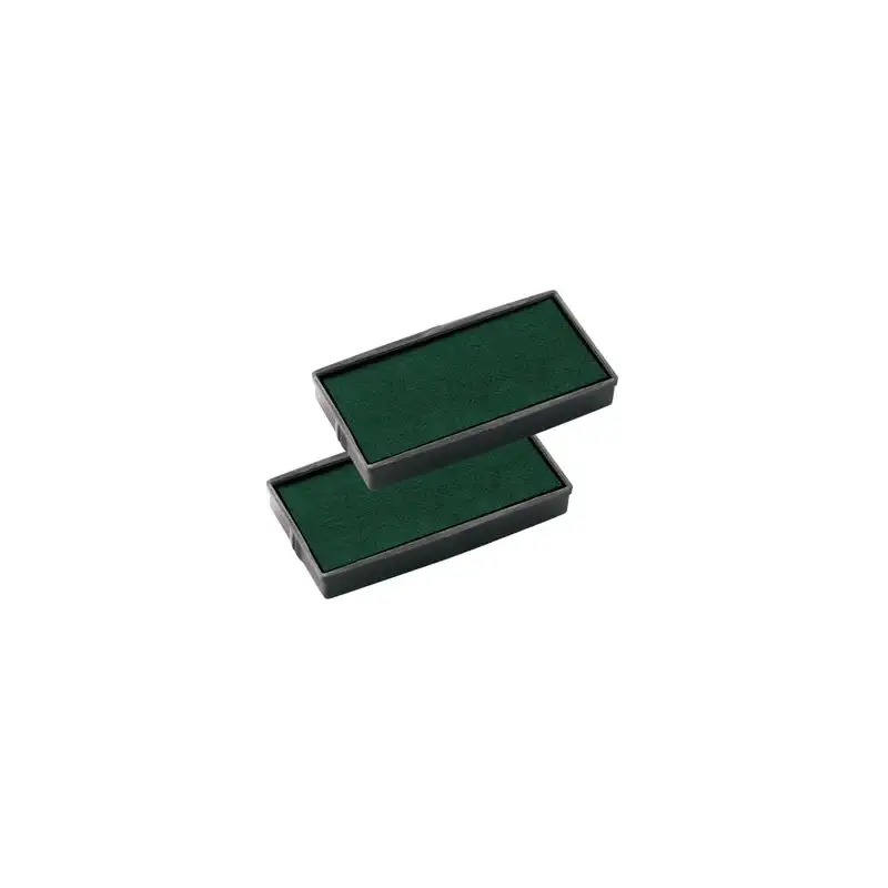 (167304) COLOP ALMOHADILLA E/40 VERDE BLISTER -2U-
