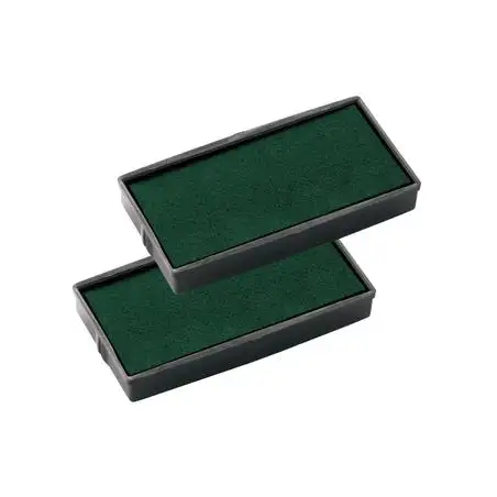 (167304) COLOP ALMOHADILLA E/40 VERDE BLISTER -2U-