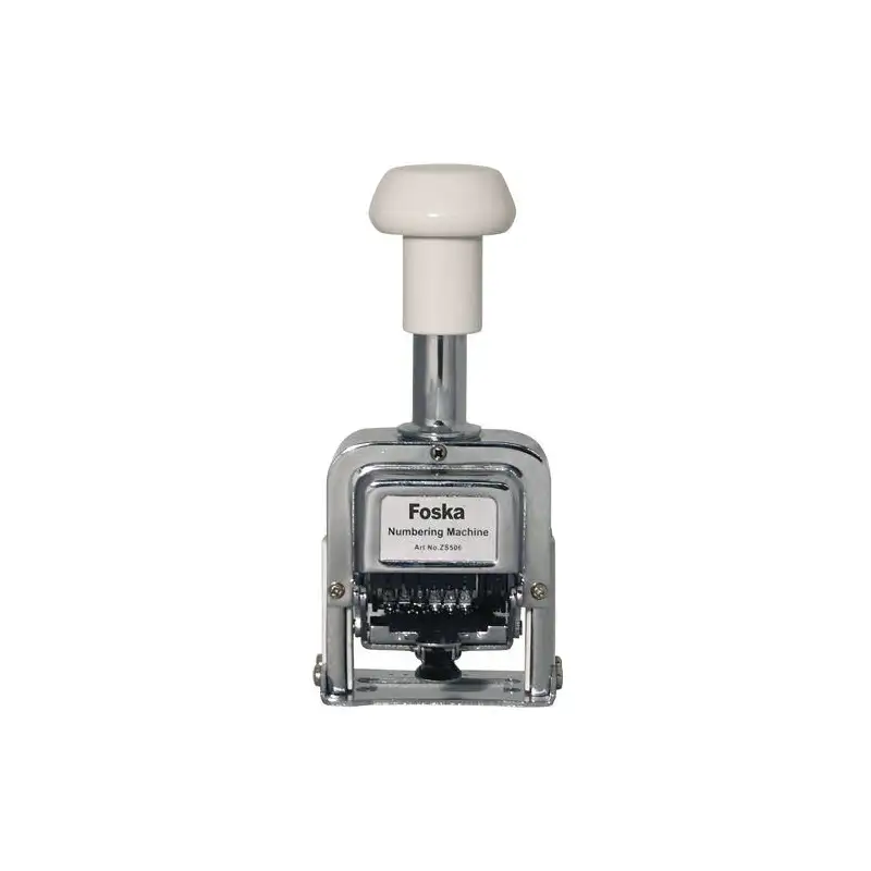 (NUMF.ZS506) FOSKA SELLO NUMERADOR AUTOMATICO 5MM 6 BANDAS