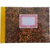 (09963) DOHE CUADERNO CARTONÉ CUENTAS CORRIENTES 100H CUARTO APAISADO 70GR MARRÓN
