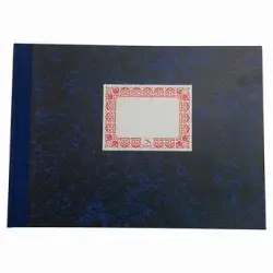(09971) DOHE CUADERNO CARTONÉ 100H FOLIO APAISADO RAYADO HORIZONTAL 70GR AZUL