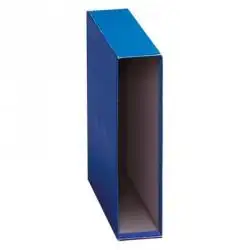 (09080) DOHE FUNDA ARCHIVADOR FOLIO LOMO ANCHO AZUL