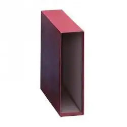(09091) DOHE FUNDA ARCHIVADOR A4 LOMO ANCHO ROJO