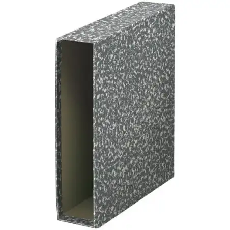 (09131) DOHE FUNDA ARCHIVADOR ARCHIPLÁS FOLIO LOMO ANCHO CARTÓN FORRADO GRIS JASPEADO