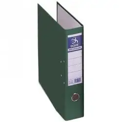 (09403) DOHE ARCHIVADOR PALANCA ARCHICOLOR FOLIO LOMO ANCHO RADO CARTÓN FORRADO PP VERDE