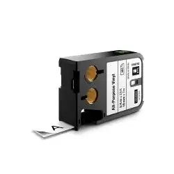 (1868809) DYMO CINTA XTL 1868809 VINILO TEXTO NEGRO SOBRE BLANCO 6MMX2
