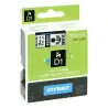 (S0720830) DYMO CINTA DE TRANSFERENCIA TERMICA D1 45803. ETIQUETAS ESTÁNDAR NEGRO SOBRE BLANCO DE 19MMX7M. POLIESTER AUTOADHE...
