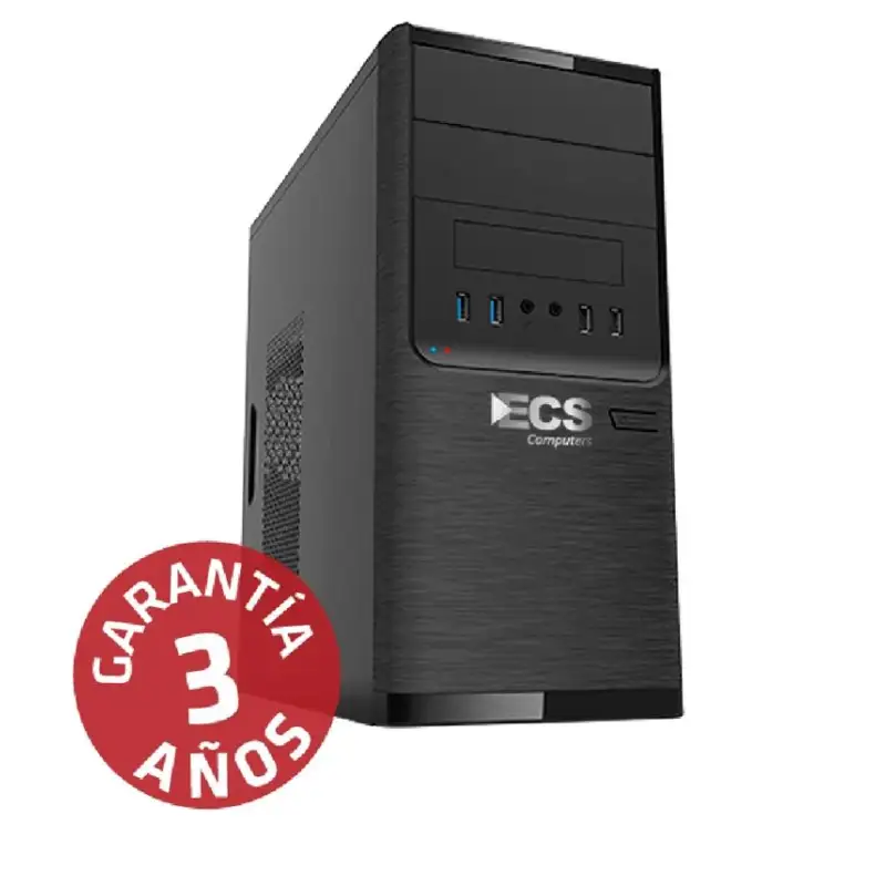 (2OIDA0000023025) ECS ORDENADOR DE SOBREMESA DS520 INTEL I5-12400 16GB RAM  1TB SSD NMVE WINDOWS 11PRO  3 AÑOS DE GARANTÍA LA...