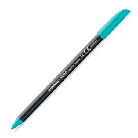 (1200-14) EDDING ROTULADOR 1200 PUNTA FINA AZUL TURQUESA