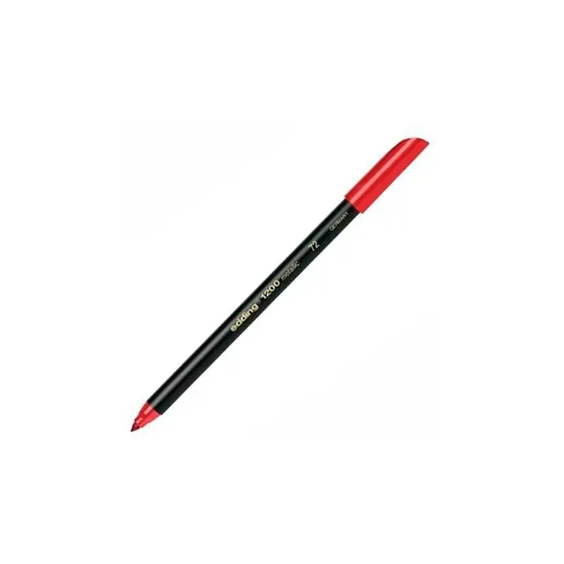 (1200-72) EDDING ROTULADOR 1200 PUNTA FINA ROJO METÁLICO