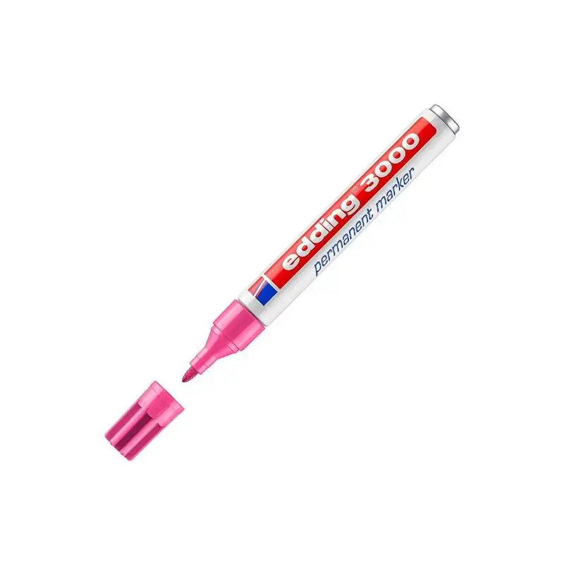 (3000-09) EDDING MARCADOR PERMANENTE 3000 ROSA