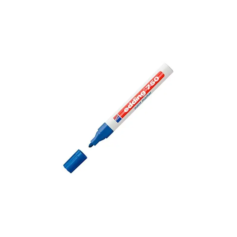(750-03) EDDING MARCADOR PERMANENTE 750 TINTA OPACA AZUL