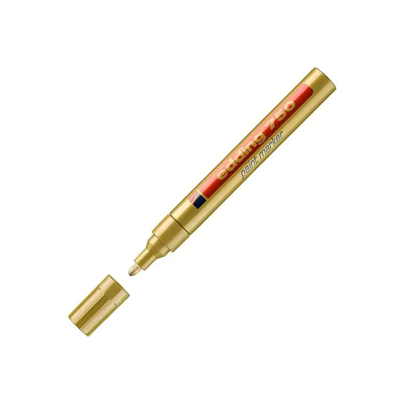 (750-53) EDDING MARCADOR PERMANENTE 750 TINTA OPACA ORO