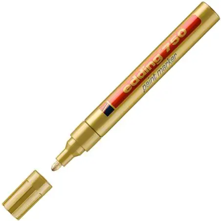 (750-53) EDDING MARCADOR PERMANENTE 750 TINTA OPACA ORO