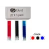 (RF-BLACK) EKRIT RECAMBIO TINTA GEL PARA BOLÍGRAFO BORRABLE NEGRO - BLISTER DE 3
