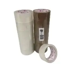 (EKR012) EKRIT PRECINTO EMBALAJE ROLLO 48MM X 66M PACK 6 UD MARRÓN