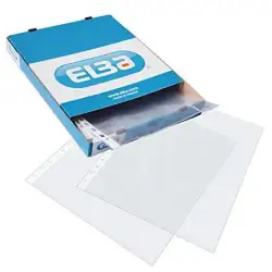 (400005365) ELBA FUNDAS MULTITALADRO STANDARD FOLIO PIEL NARANJA 90 MICRAS CAJA 100 UD
