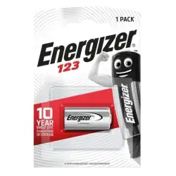 (EGBCR1231) ENERGIZER PILA LITIO FOTO CR123 3V BLISTER -1U-