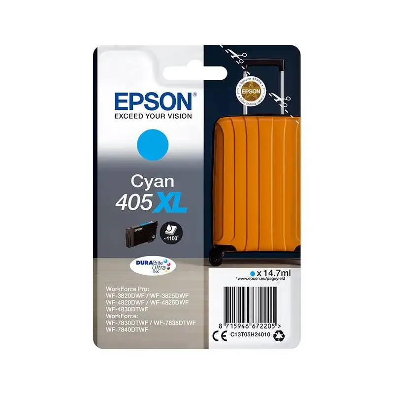 (C13T05H24010) EPSON TINTA CIAN WORKFORCE PRO WF-3820DWF