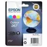 (C13T26704010) EPSON SINGLEPACK COLOUR WF-100W 267 INK CARTRIDGE