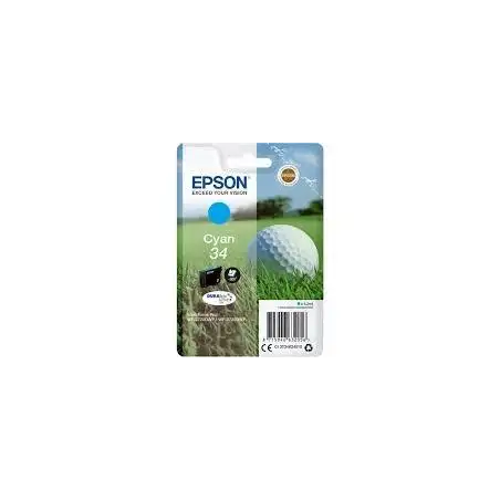 (C13T34624010) EPSON SINGLEPACK CYAN 34 DURABRITE ULTRA INK