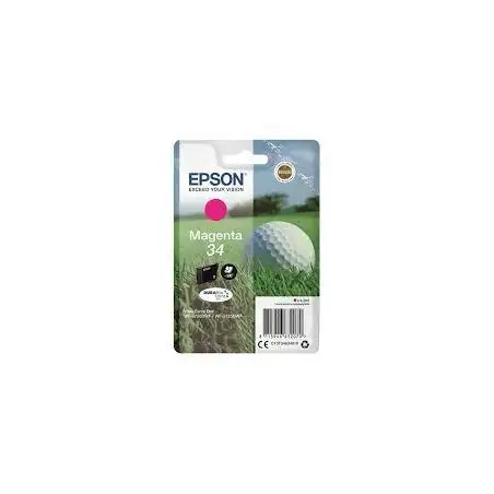 (C13T34634010) EPSON SINGLEPACK MAGENTA 34 DURABRITE ULTRA INK