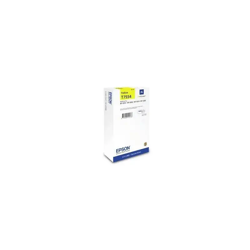 (C13T755440) EPSON CARTUCHO AMARILLO XL 4000P WF-8XXX