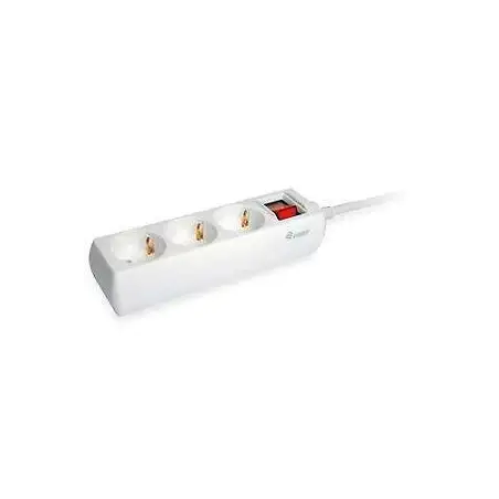 (245551) EQUIP REGLETA CON 3 TOMAS CABLE DE 1´5 METROS Y BOTÓN DE APAGADO Y ENCENDIDO