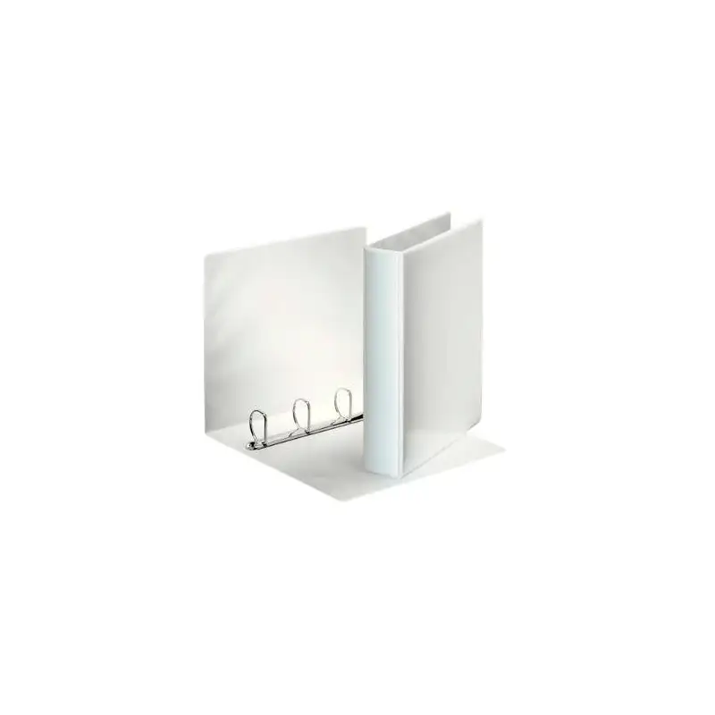 (49706) ESSELTE CARPETA CANGURO BÁSICA PERSONALIZABLE 4 ANILLAS MIXTAS 60MM A4 PP BLANCO