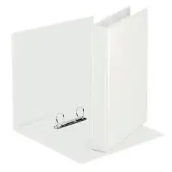 (49720) ESSELTE CARPETA CANGURO BÁSICA PERSONALIZABLE 2 ANILLAS REDONDAS 16MM A4 PP BLANCO