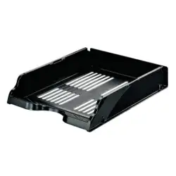 (15657) ESSELTE BANDEJA PORTADOCUMENTOS TRANSIT APILABLE A4 ESTÁNDAR NEGRO