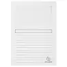 (50110E) EXACOMPTA SUBCARPETA A4 FOREVER CON VENTANA BLANCO 120GR -100U-
