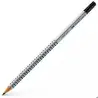 (117201) FABER CASTELL LÁPIZ GRIP ECOLÓGICO C/ GOMA DE BORRAR MOD. 2001 B GRIS