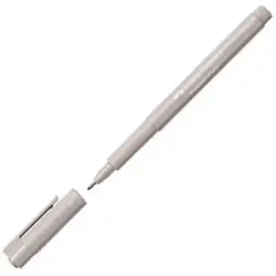 (155488) FABER CASTELL ROTULADOR BROADPEN PASTEL 0.8MM GRIS