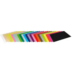 (15450) FABRISA CARTULINA 180G A4 50H SURTIDO INTENSO