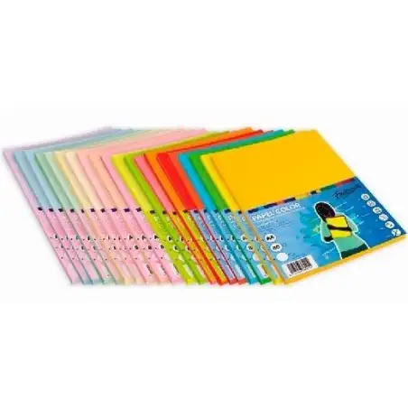 (15664) FABRISA PAPEL DIN A3 80GR INKJET/LÁSER PAQUETE 500H COLOR ROSA