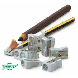(2003) FAIBO AFILALÁPICES FORMA DE CUÑA DOBLE USO PARA LÁPICES HASTA 10MM -12 UD-