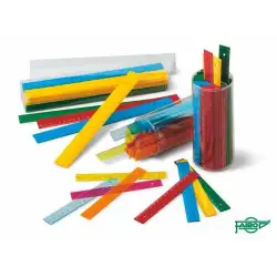 (816-00) FAIBO REGLA ESCOLAR 15CM BOTE 100 UD C/SURTIDOS
