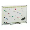 (PLM) FAIBO PIZARRA PLANIFICACIÓN MENSUAL METÁLICA LACADO BLANCO MARCO DE ALUMINIO 60X90CM