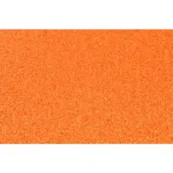 (572ZG10) FAMA GOMA EVA 50X70CM GROSOR 2MM GLITTER NARANJA PACK 10 UD