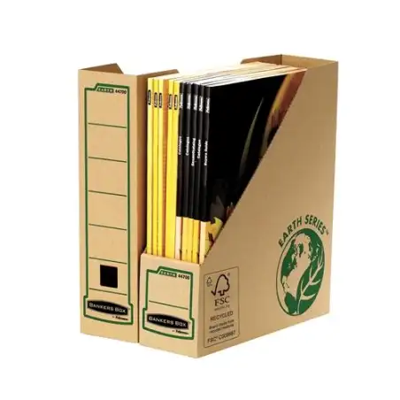 (4470001) FELLOWES REVISTERO A4 CARTÓN RECICLADO KRAFT
