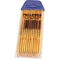 (0910301) FELLOWES RECARGAS BOLÍGRAFO PEANA COLOR AZUL PACK 12 UD