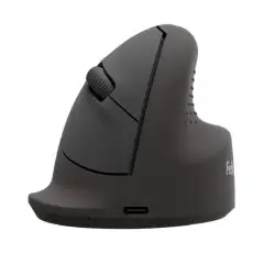 (100143579) FELLOWES RATÓN ERGONÓMICO VERTICAL BREYTA MEDIANO DIESTRO INALÁMBRICO 800/1600DPI NEGRO