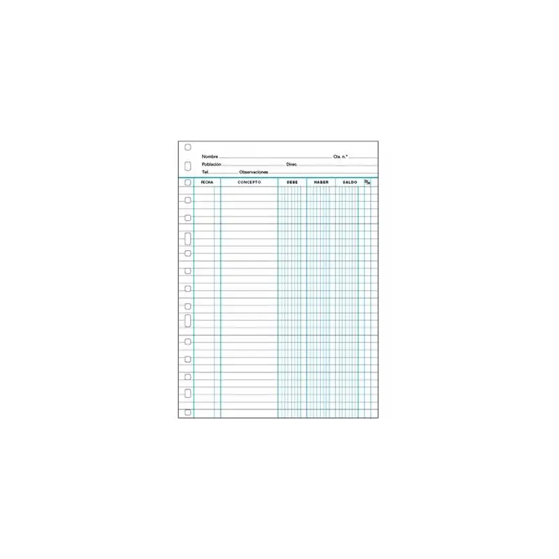 (4175906) FINOCAM RECAMBIO MULTITALADRO CUENTAS CORRIENTE FOLIO 3016